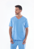 Scrub masculino Bruno cor azul farda - foto 4