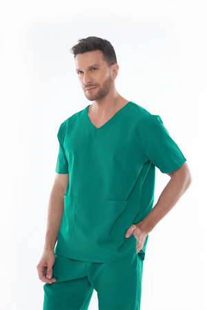 Scrub Masculino Bruno - Verde Escuro