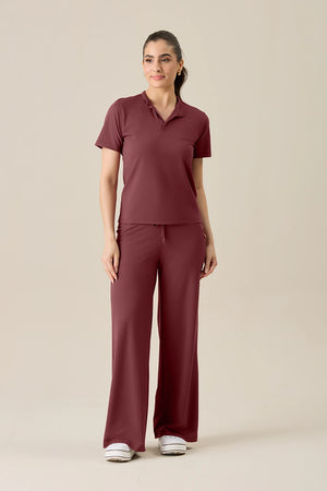 Scrub Feminino Ingrid  - Chocolate
