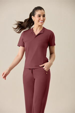 Scrub Feminino Ingrid  - Chocolate