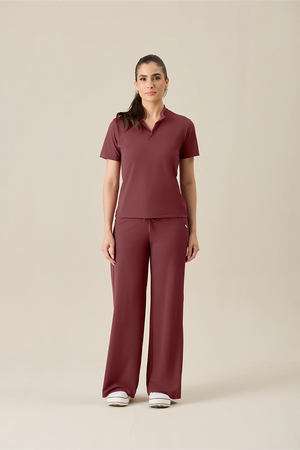 Scrub Feminino Ingrid  - Chocolate