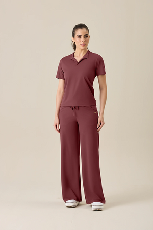 Scrub Feminino Ingrid  - Chocolate