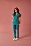Scrub feminino Julia Premium cor petróleo - foto 1