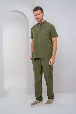 Scrub Masculino Lucas - Verde Escuro