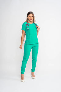 Scrub Feminino Fabiana - Verde Jade