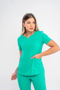 Scrub Feminino Fabiana - Verde Jade