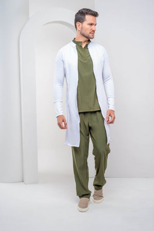Jaleco Masculino Pedro - Branco