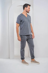 Scrub Masculino Davi - Cinza