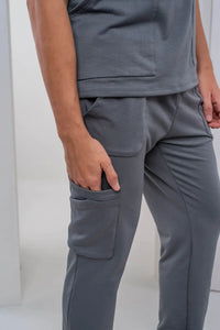 Scrub Masculino Davi - Cinza