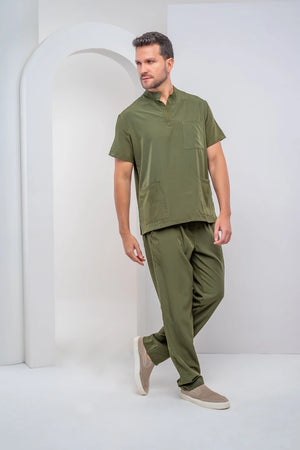 Scrub Masculino Lucas - Verde Escuro