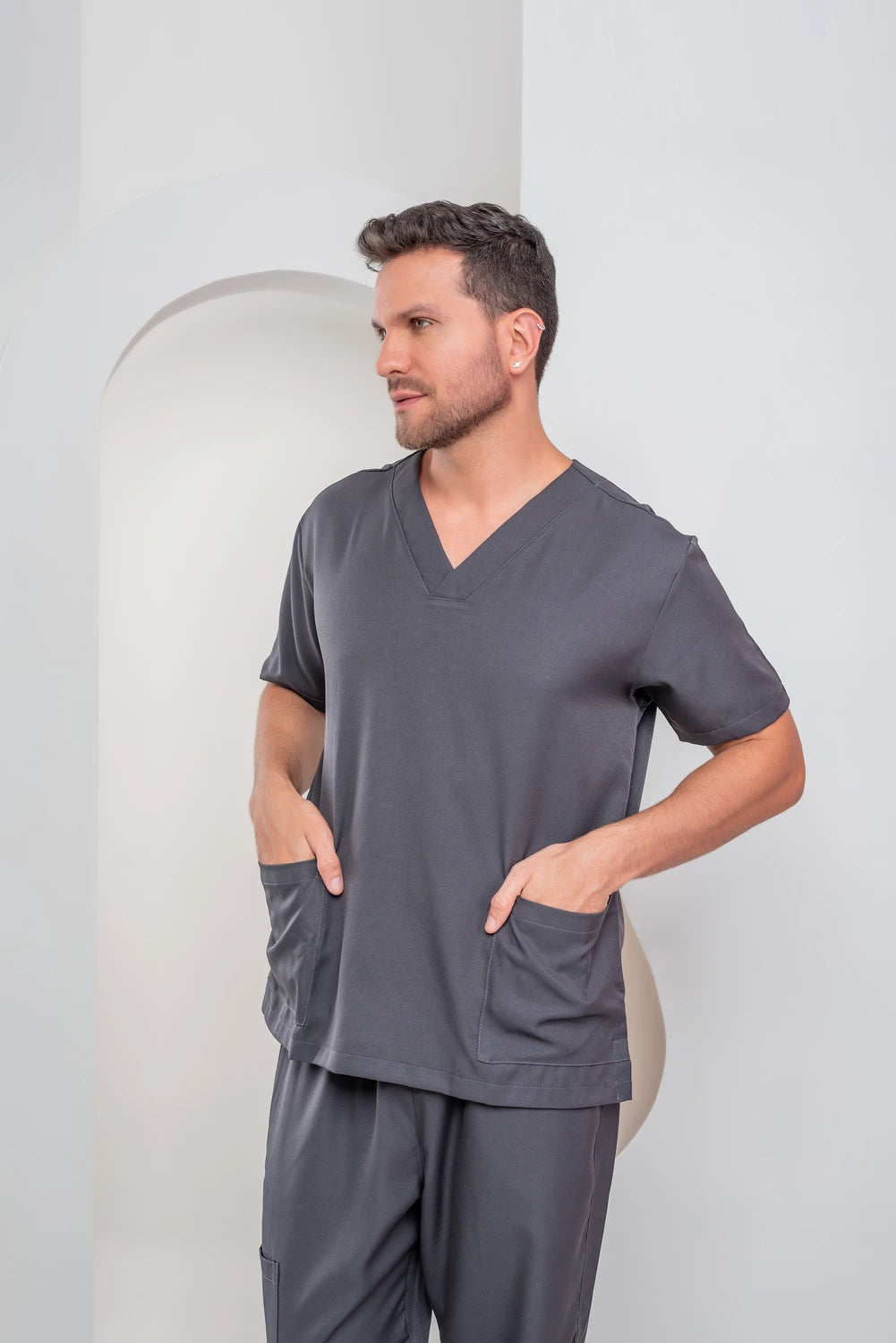 Scrub masculino André cor chumbo - foto 3