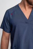 Scrub masculino Felipe cor jeans azul - foto 3