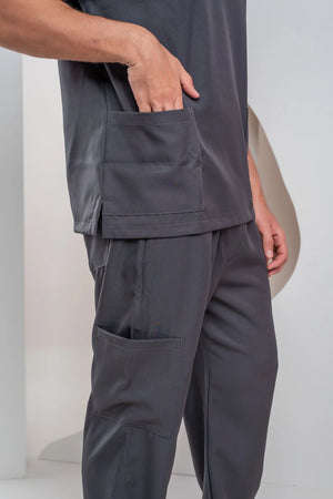 Scrub Masculino Andre- Chumbo