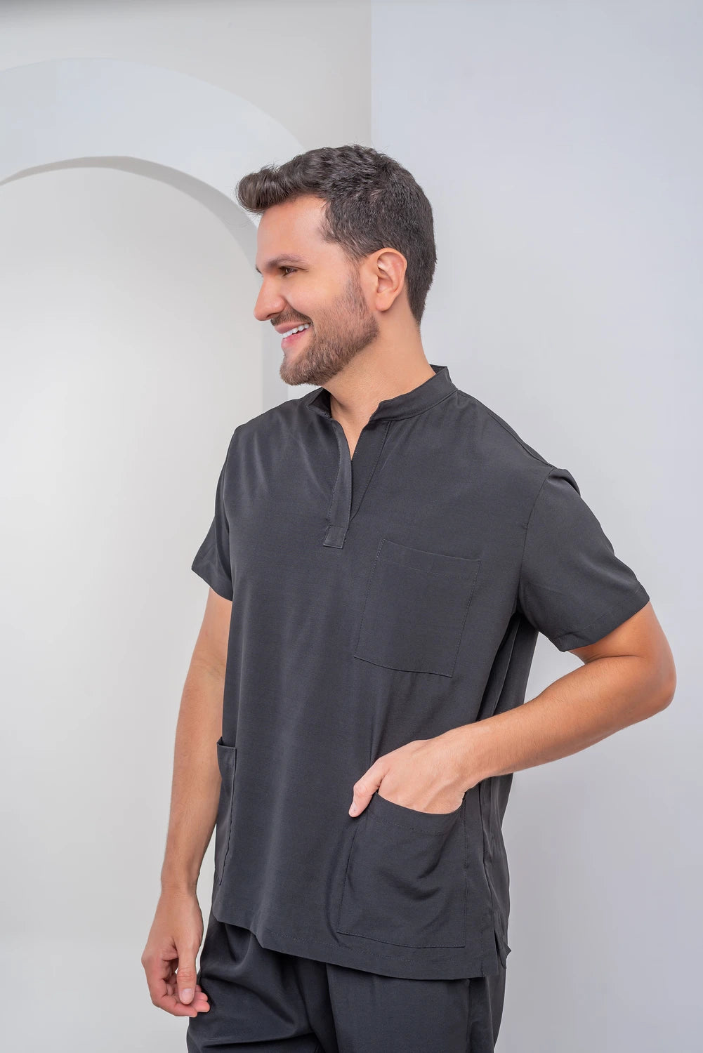Scrub masculino Lucas cor preto - foto 3