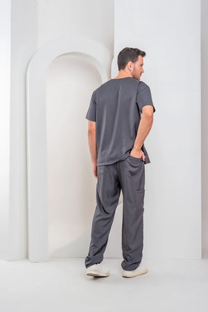 Scrub Masculino Andre- Chumbo