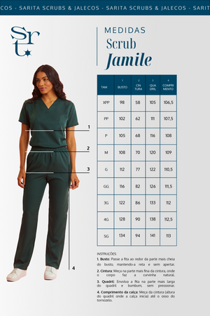 Scrub Feminino Jamile - Branco