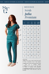 Scrub Feminino Julia Premium - Marinho