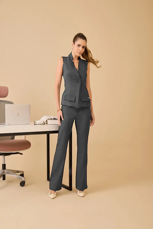 Conj. Feminino Melissa - Cinza