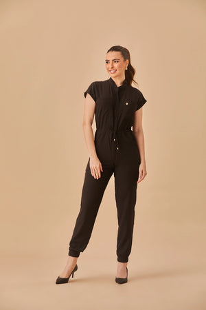 Macacão Feminino Nayara - Preto