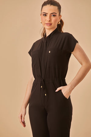 Macacão Feminino Nayara - Preto