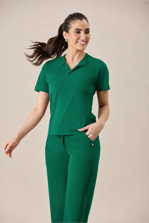 Scrub Feminino Ingrid  - Verde Folha