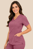 Scrub feminino Clara cor lavanda - foto 2