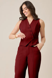 Conj. Feminino Aurora - Vinho