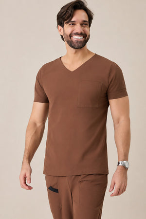 Scrub Masculino Luiz - Chocolate