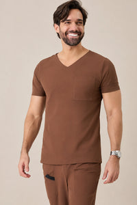 Scrub Masculino Luiz - Chocolate