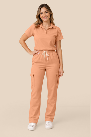 Scrub Feminino Viviane - Salmão