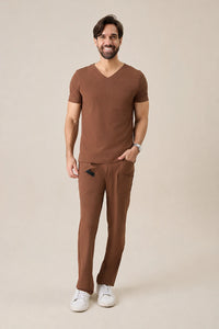 Scrub Masculino Luiz - Chocolate