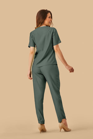 Scrub Feminino Renata - Jeans Verde