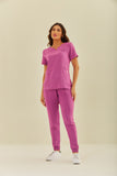 Scrub feminino Fabiana cor uva - foto 1