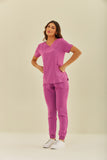 Scrub feminino Fabiana cor uva - foto 2