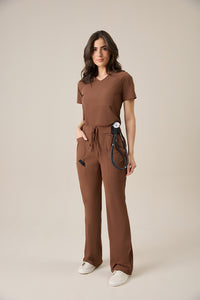 Scrub Feminino Beatriz - Chocolate
