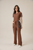 Scrub feminino Beatriz cor chocolate - foto 7