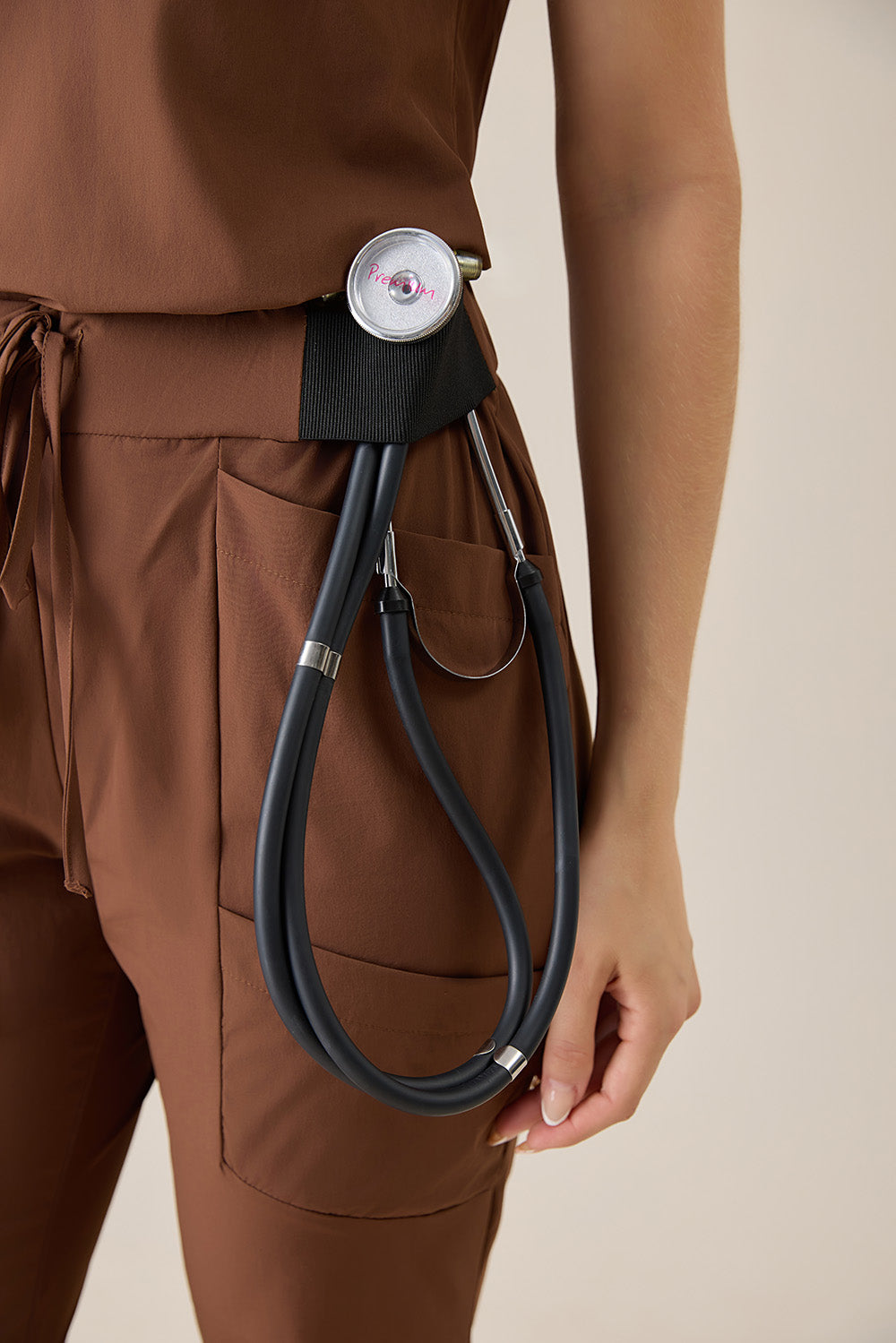 Scrub feminino Beatriz cor chocolate - foto 8