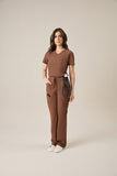 Scrub feminino Beatriz cor chocolate - foto 1