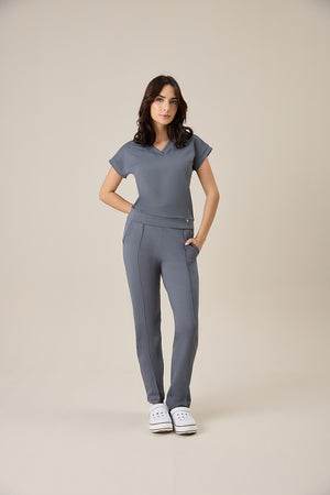 Scrub feminino Sheryda - Grafite