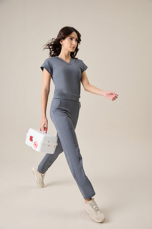 Scrub feminino Sheryda - Grafite