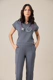 Scrub feminino Sheryda cor grafite - foto 5