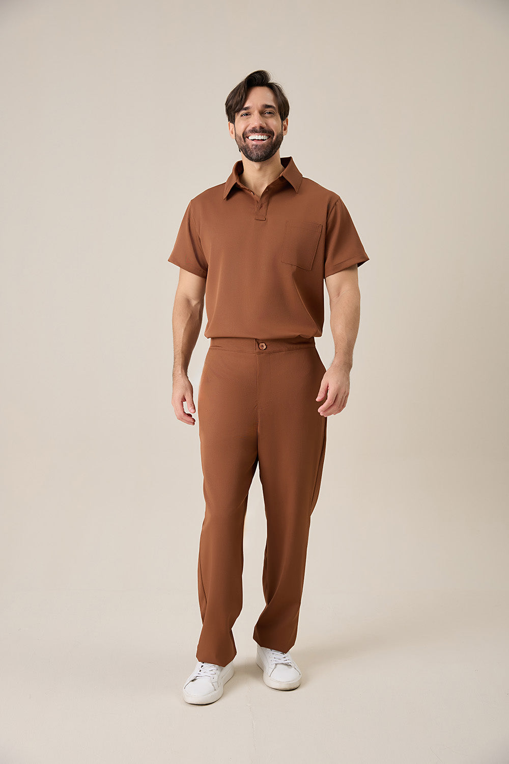 Scrub masculino Elias cor chocolate - foto 4