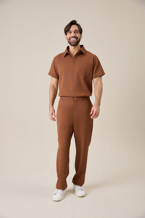 Scrub Masculino Elias - Chocolate