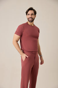 Scrub Masculino Gabriel  - Chocolate