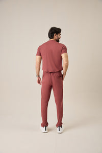 Scrub Masculino Gabriel  - Chocolate