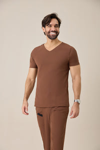 Scrub Masculino Luiz - Chocolate