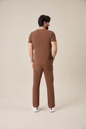Scrub Masculino Luiz - Chocolate