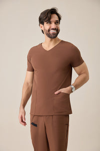 Scrub Masculino Luiz - Chocolate