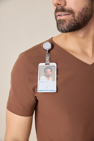 Scrub Masculino Luiz - Chocolate