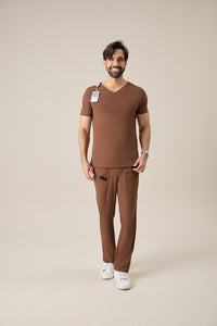 Scrub Masculino Luiz - Chocolate